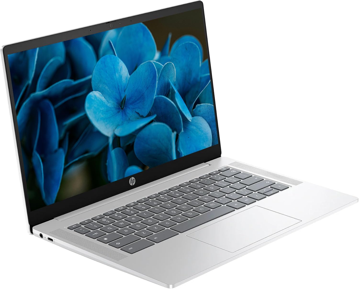 HP 2025 Lightweight Chromebook, 14'' HD IPS Display, Intel N Processor Up to 3.69GHz, 4GB LPDDR5 Ram, 128GB SSD, Super-Fast 6th Gen WiFi, Chrome OS, Dale Silver, Renewed - Image 3