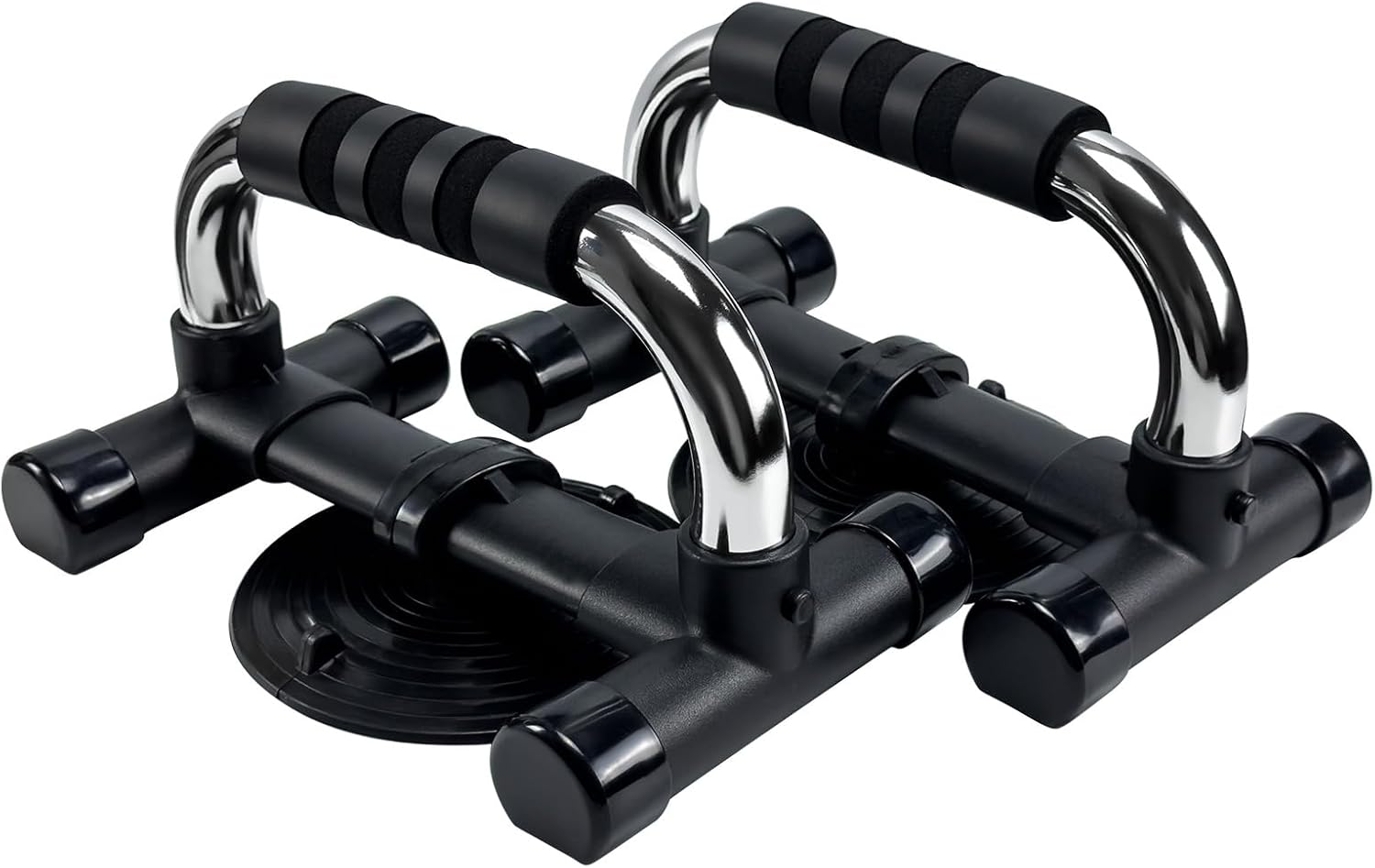 Push-Up Bar, Anti Slip Push Up Stand, Metal Push-Up Handles, Sponge Material Handle Cover, Cushioned Foam Grips, Family exercise - Image 2
