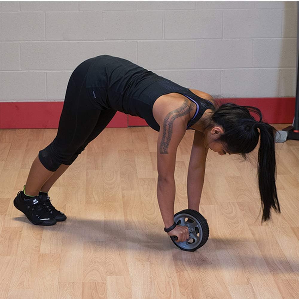 Body-Solid Tools Ab Roller Wheel - Core Strengthening Abdominal Workout Exercise Tool, Ideal for Oblique Plank Exercises - Image 6