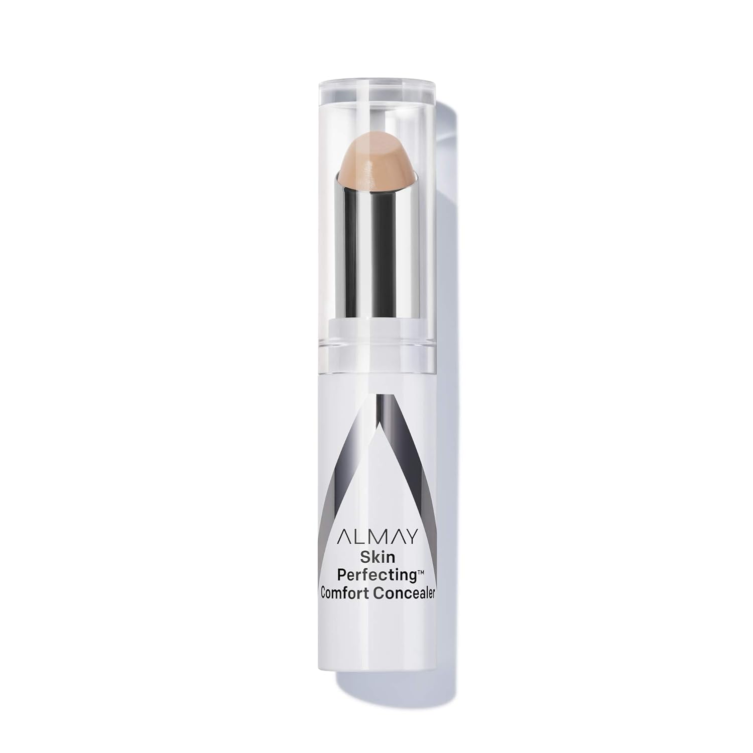 Almay Skin Perfecting Comfort Concealer, Face Makeup, Full Coverage, Natural Looking Finish, Cruelty-Free, Hypoallergenic, Dermatologist Tested, 100 Fair, 1 Count - Image 2