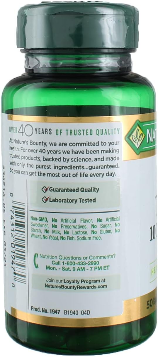 Nature's Bounty Milk Thistle 1000 mg, 50 Softgels (3 Pack) - Image 5