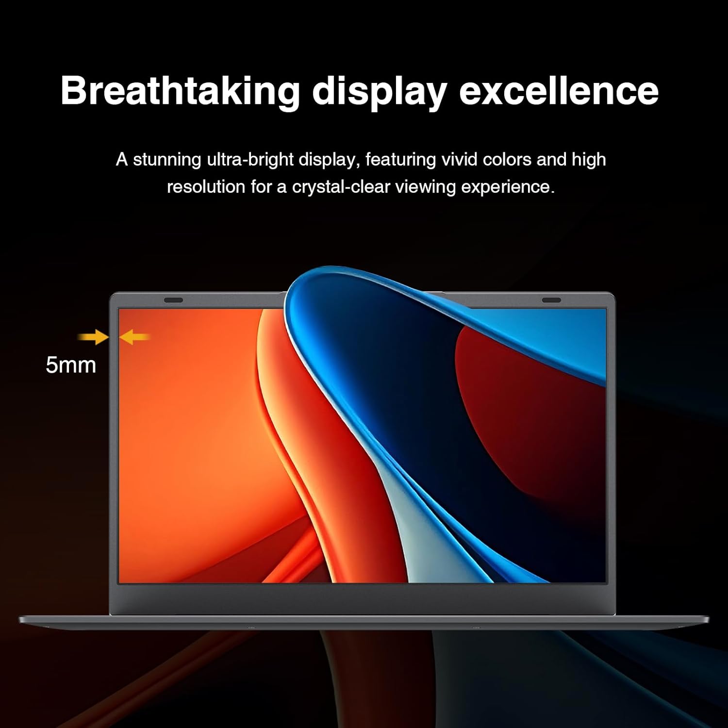 14 inch Laptop Computer, 8GB DDR4 RAM 128GB SSD, 4-Core Processor (Up to 2.9GHz), Thin & Portable Notebook PC, WiFi, BT4.2, MS Office 2024 - Image 6