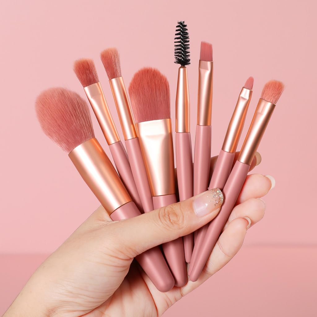 Mini Makeup Brush Set 8 pcs - Image 3