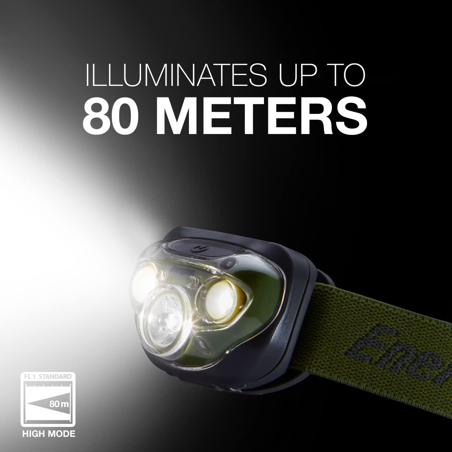 Energizer LED Headlamp Pro260, Rugged IPX4 Water Resistant Head Light, Ultra Bright Headlamps for Running, Camping, Outdoor, Storm Power Outage (Batteries Included) - Image 7
