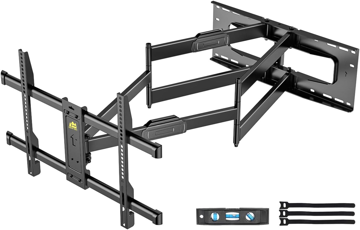 Heavy Duty Long Arm TV Wall Mount with 43" Dual Articulating Arms for Most 50-90 inch Screens, Full Motion TV Mount Swivel Tilt tv Bracket Holds 198lbs,16”,18”,24” Studs VESA 600x400MM FORGING MOUNT - Image 2