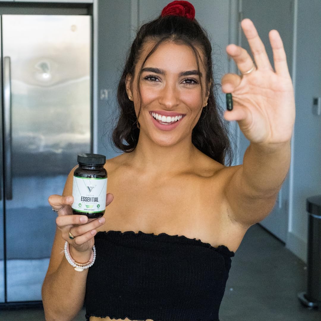 vedge Vegan Omega 3 - Daily Multivitamin Contains Vitamin D, Vitamin B12, Algal Oil for Vegan EPA & DHA - Natural Vitamins, Minerals - 30 Day Supply Nutrition Essential - Image 9