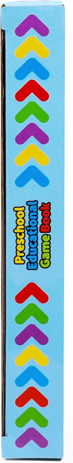 Dr.Rapeti Preschool Learning Activities Educational Workbook Busy Book 58 Pages 8 Dry Erase Markers Prek Montessori Handwriting Practice Activity Tracing Toy Early Learning Toy for Kids Toddlers - Image 10