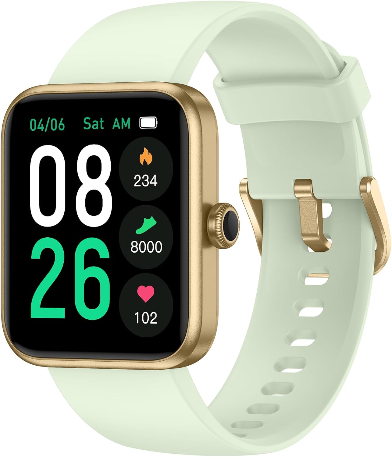 Smart Watch, Fitness Tracker Watch with Heart Rate Monitor, SpO2, Sleep Tracker, 5ATM Waterproof Smartwatch for Women Men Step Counter Pedometer Fitness Watch for iOS and Android Phones - Image 2