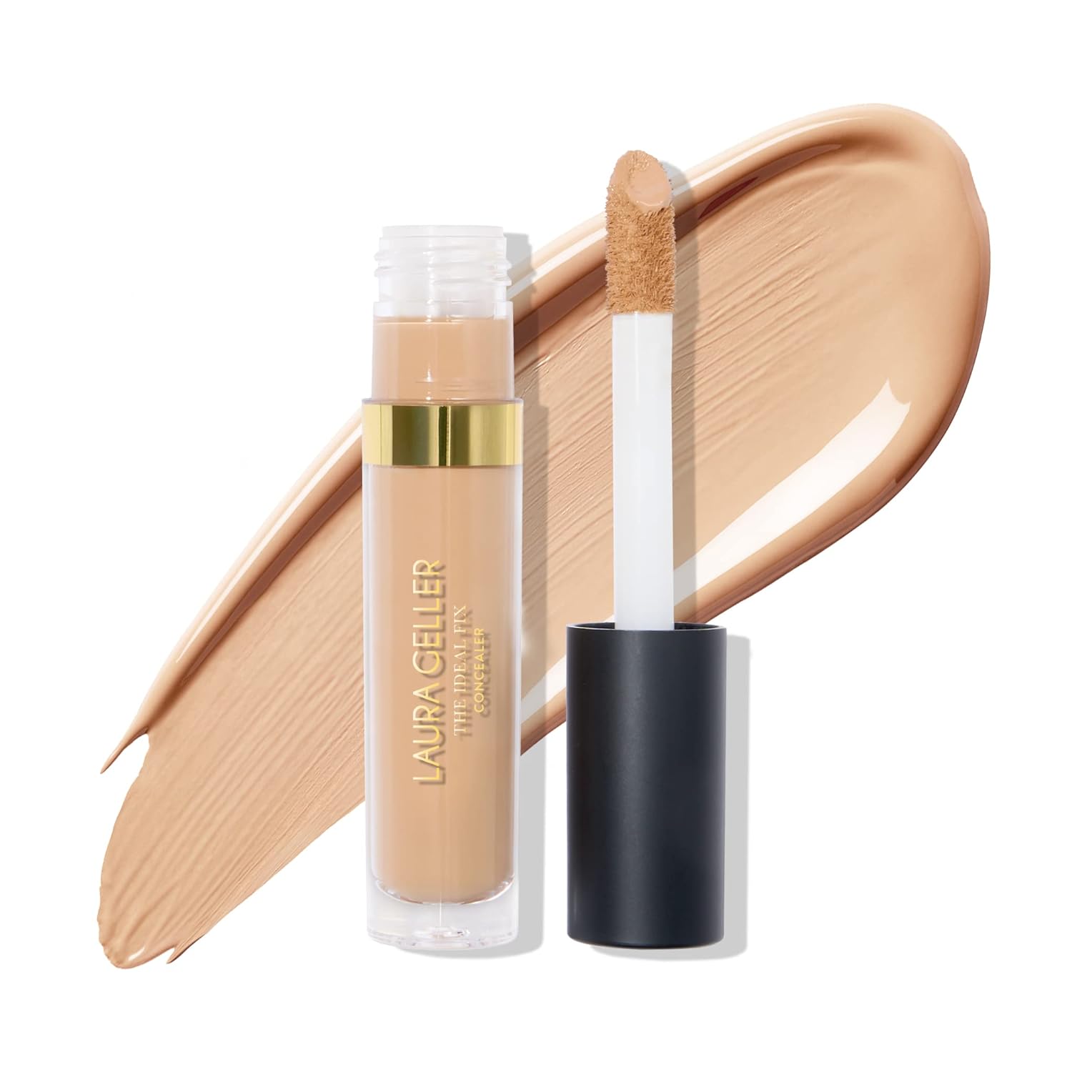 LAURA GELLER NEW YORK The Ideal Fix Concealer - Light - Buildable Medium to Full Coverage Liquid Concealer - Covers Under Eye Dark Circles & Blemishes - Long-Lasting - Image 2