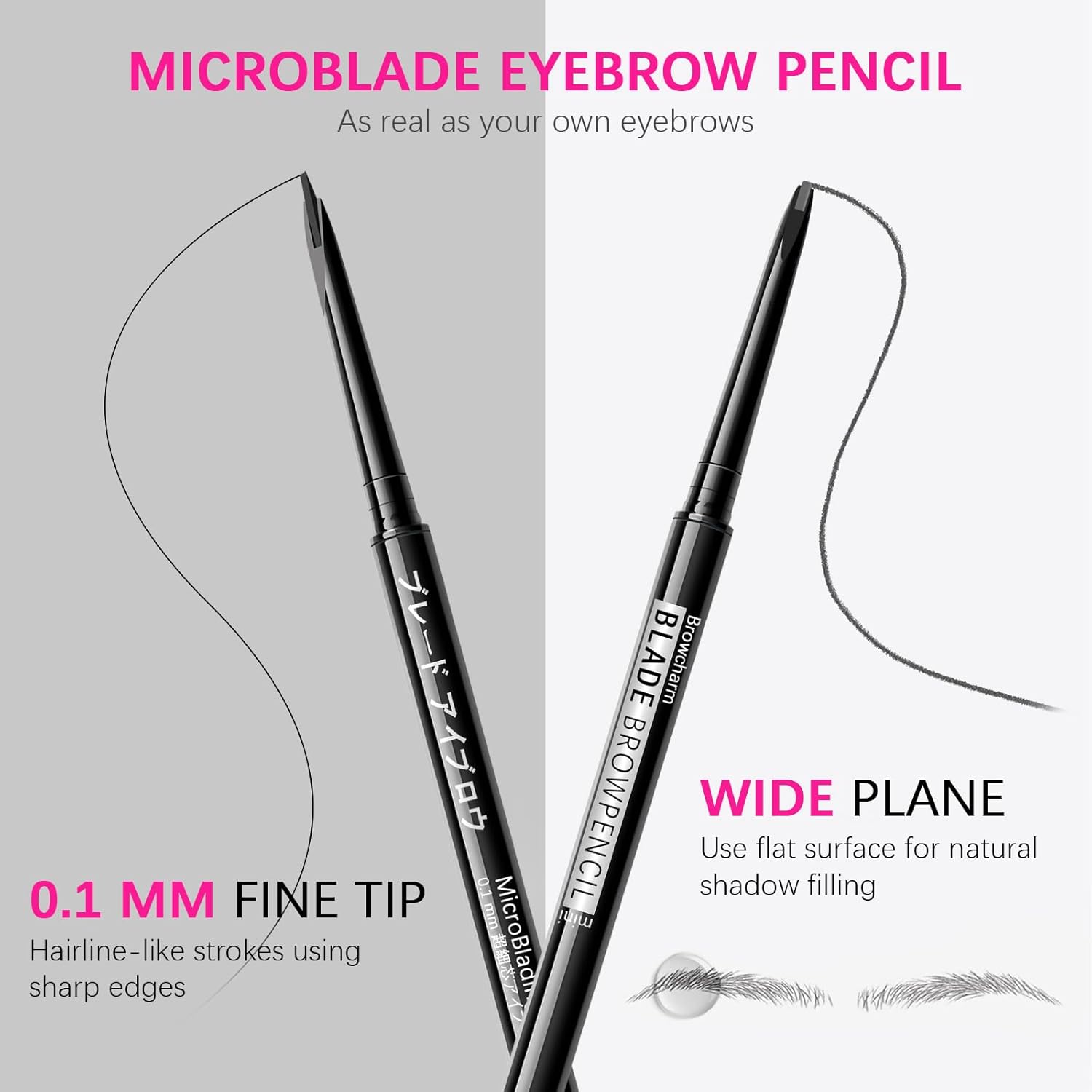 Microblading Eyebrow Pencil for Women,0.1mm Ultra-Fine Mechanical Pencil,Draws Tiny Brow Hairs Fills in Sparse Areas and Gaps,Makeup Definer Waterproof (mini05 Deep Brown, 1 Count (Pack of 1)) - Image 9