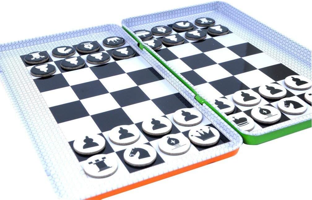 The Purple Cow- Magnetic Chess Game for kids and adults. Travel size, lightweight game for hours of fun - Portable mini game - Ideal for travelling - Image 3