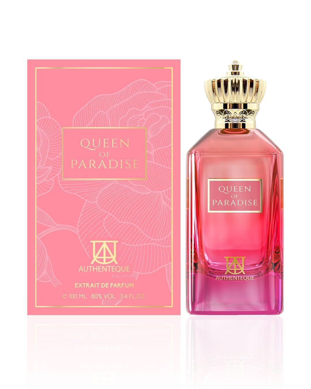 Queen of Paradise - Long lasting Arabian Perfumes for Women - Sweet Strawberry & Vanilla Fragrance - Extrait De Parfum 3.4oz (100ml) - Luxury Dubai Perfume, Exotic, EDP - Image 9