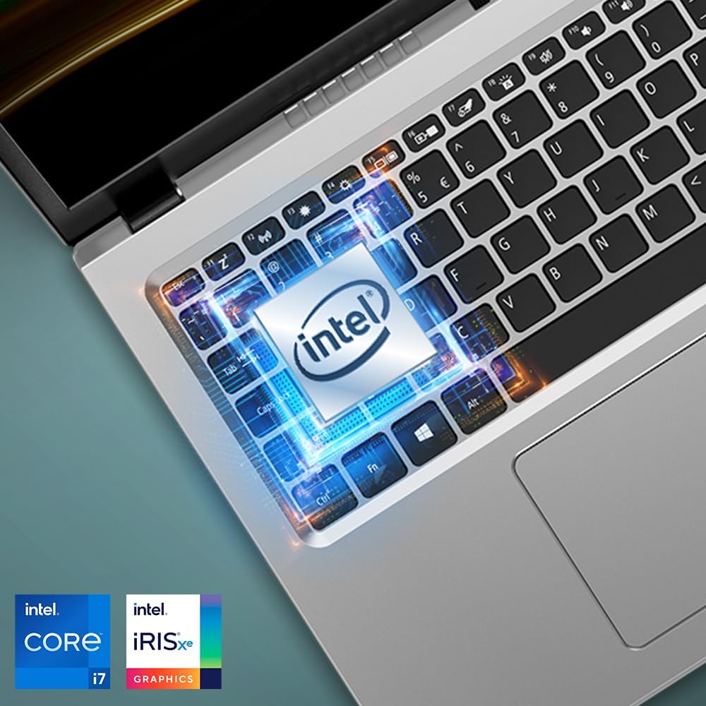 Acer Aspire 3 A315-58-74KE Slim Laptop | 15.6" Full HD Display | Intel Core i7-1165G7 Processor | Intel Iris Xe Graphics | 8GB DDR4 | 512GB PCIe Gen4 SSD | Wi-Fi 6 | Windows 11 Home | Pure Silver - Image 3