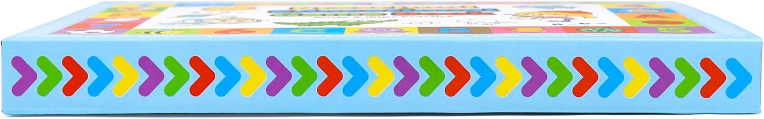 Dr.Rapeti Preschool Learning Activities Educational Workbook Busy Book 58 Pages 8 Dry Erase Markers Prek Montessori Handwriting Practice Activity Tracing Toy Early Learning Toy for Kids Toddlers - Image 11