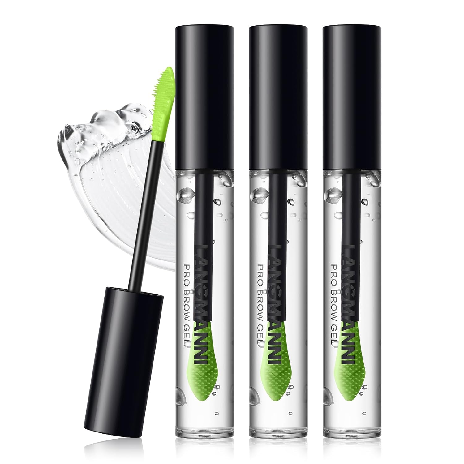 Jolilab 3 Pcs Clear Eyebrow Setting Gel, Brow Fix Gel Lock Brow Glue Eyebrow Shaping Gel Lightweight Waterproof And Sweat-Proof Eyebrow Repair Liquid Brows Styling for Natural Brows Beauty(3 Count) - Image 2