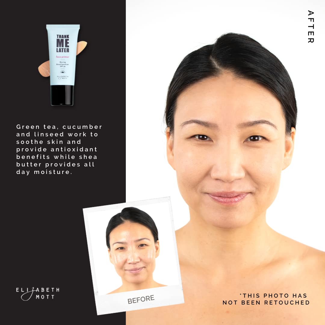Elizabeth Mott | Thank Me Later Mattifying Face Primer and Blurring Face Primer with SPF30 Set | Cruelty-Free and Paraben-Free - Image 9
