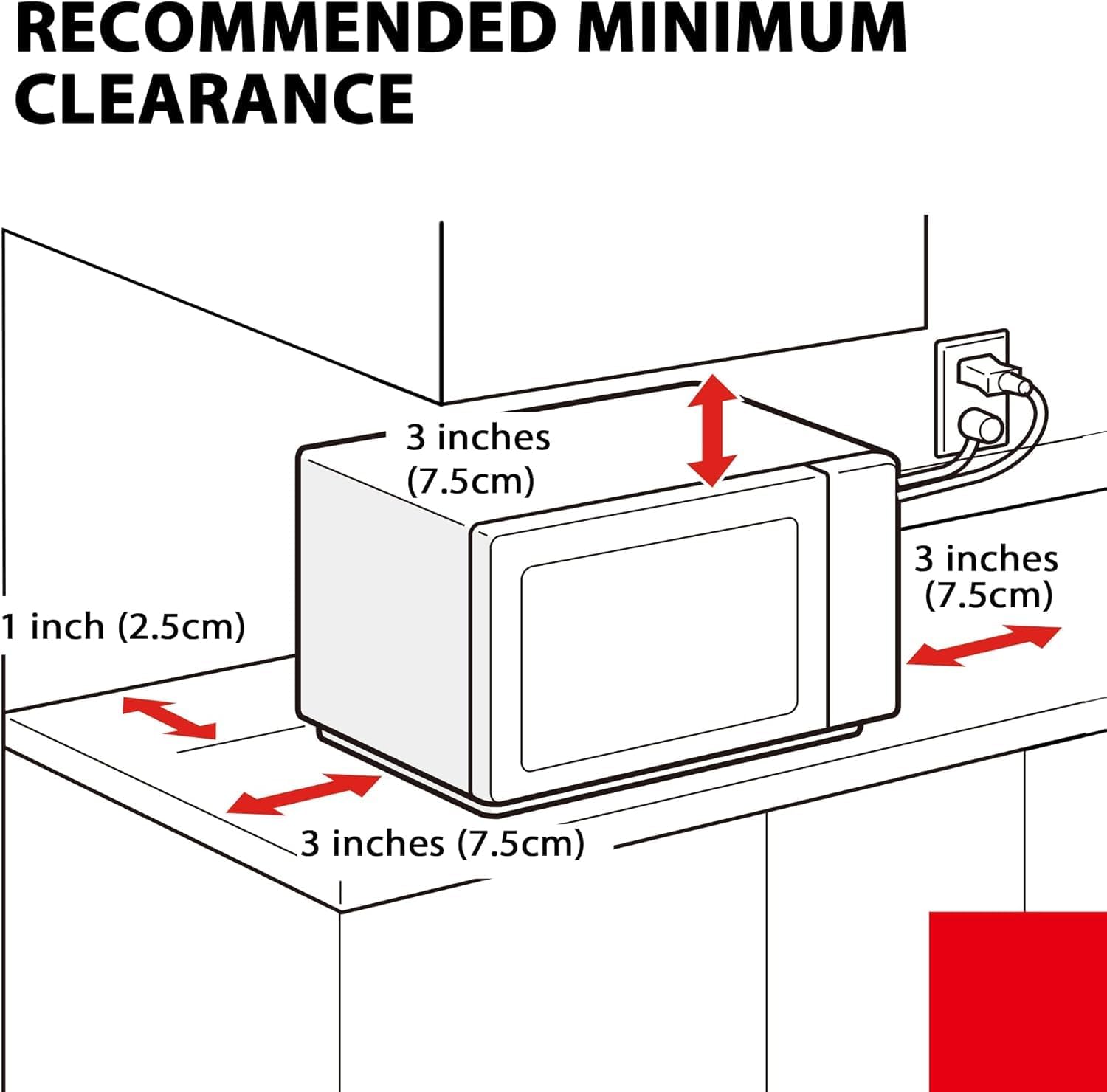 Toshiba Air Fryer Combo 4-in-1 Countertop Microwave Oven, Smart Sensor, Convection, Mute Function, Position Memory 13.6" Turntable, 1.5 Cu Ft, 1000W, Black, ML-EC42P(BS) - Image 10
