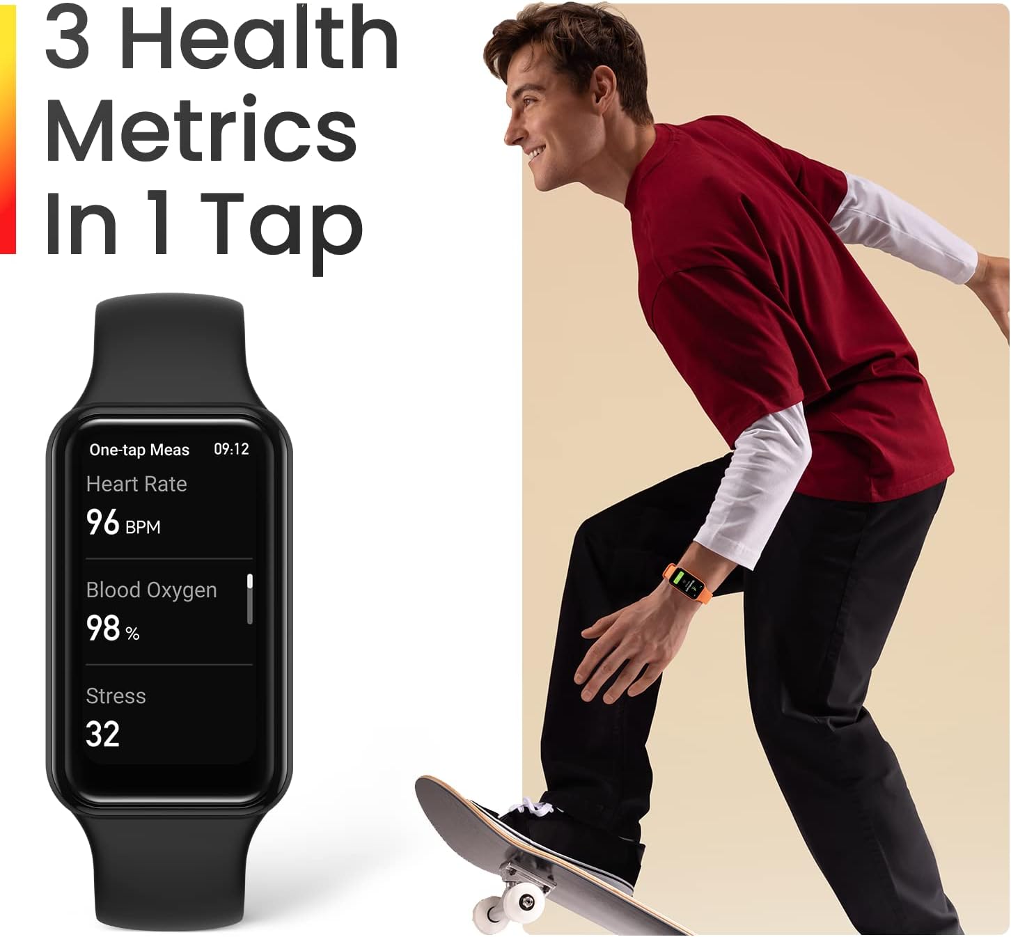 Amazfit Band 7 Fitness & Health Tracker for Women Men, 18-Day Battery Life, Alexa Built-in, 1.47”AMOLED Display, Heart Rate & SPO₂ Monitoring, 120 Sports Modes, 5 ATM Water Resistant, Black (Renewed) - Image 4