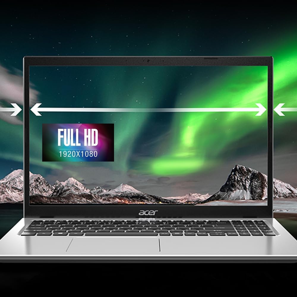 Acer Aspire 3 A315-58-74KE Slim Laptop | 15.6" Full HD Display | Intel Core i7-1165G7 Processor | Intel Iris Xe Graphics | 8GB DDR4 | 512GB PCIe Gen4 SSD | Wi-Fi 6 | Windows 11 Home | Pure Silver - Image 4