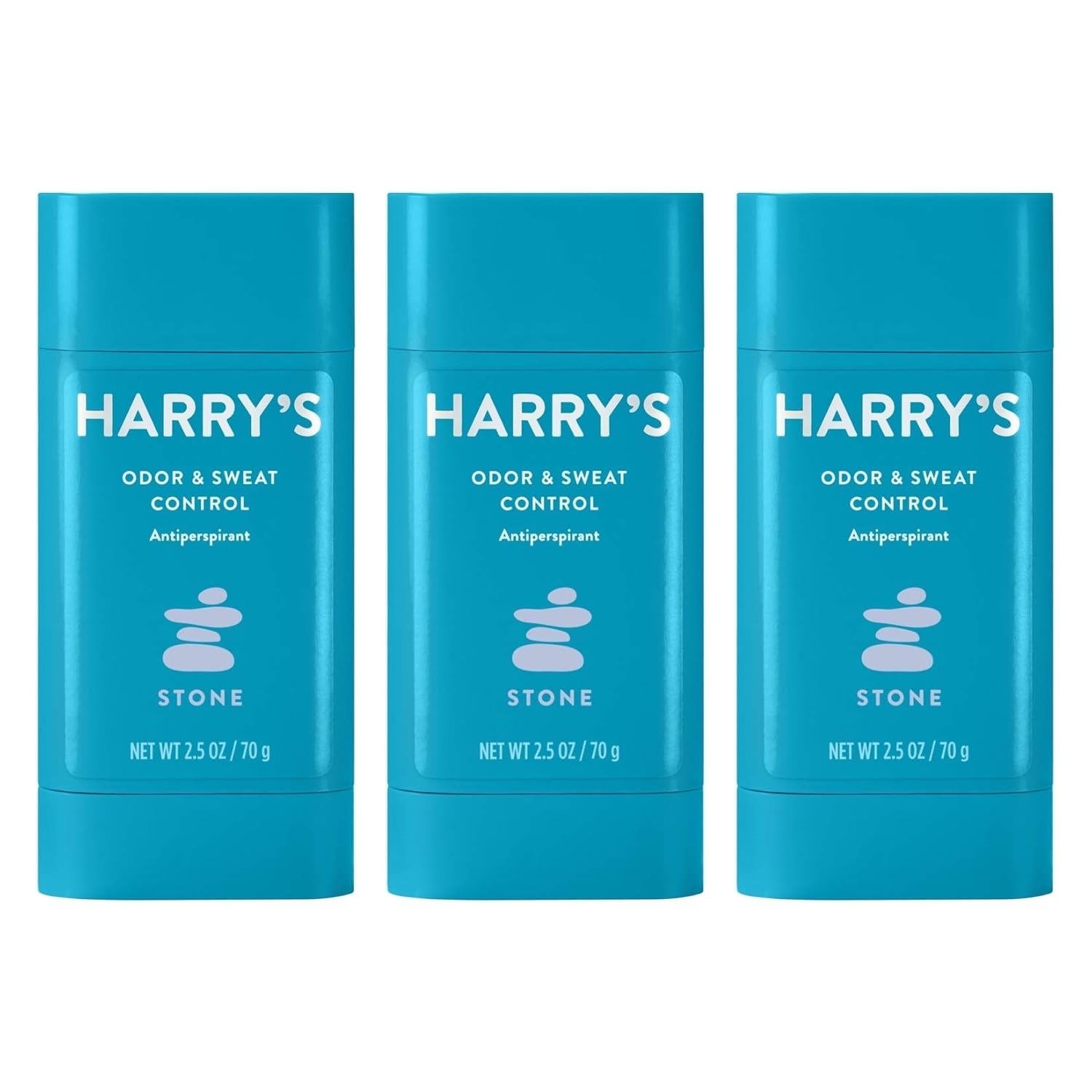 Harry's Mens Deodorant Antiperspirant, Odor & Sweat Control Antiperspirant for Men - Stone Scent, 3 Count - Image 2