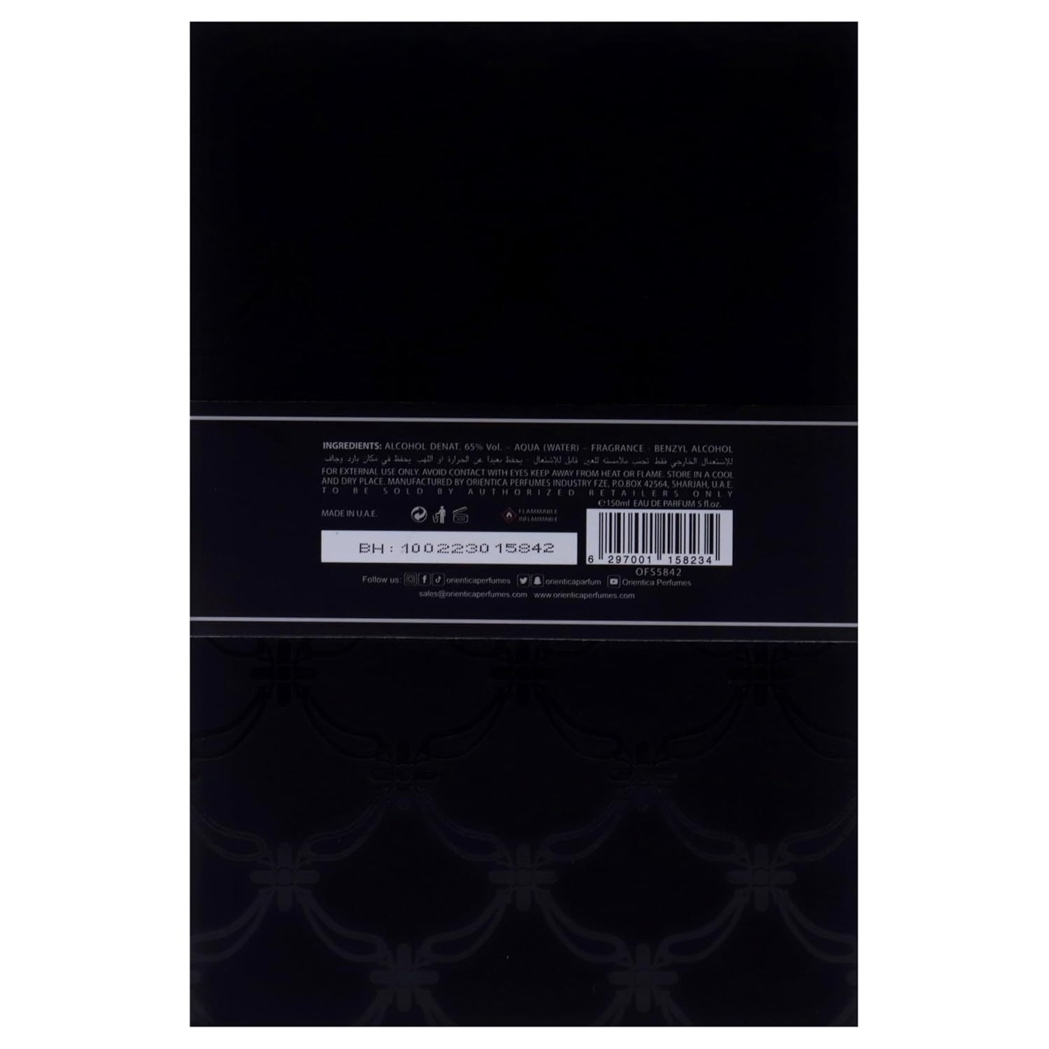Oud Saffron Luxury Collection by Orientica for Unisex - 5 oz EDP Spray - Image 6