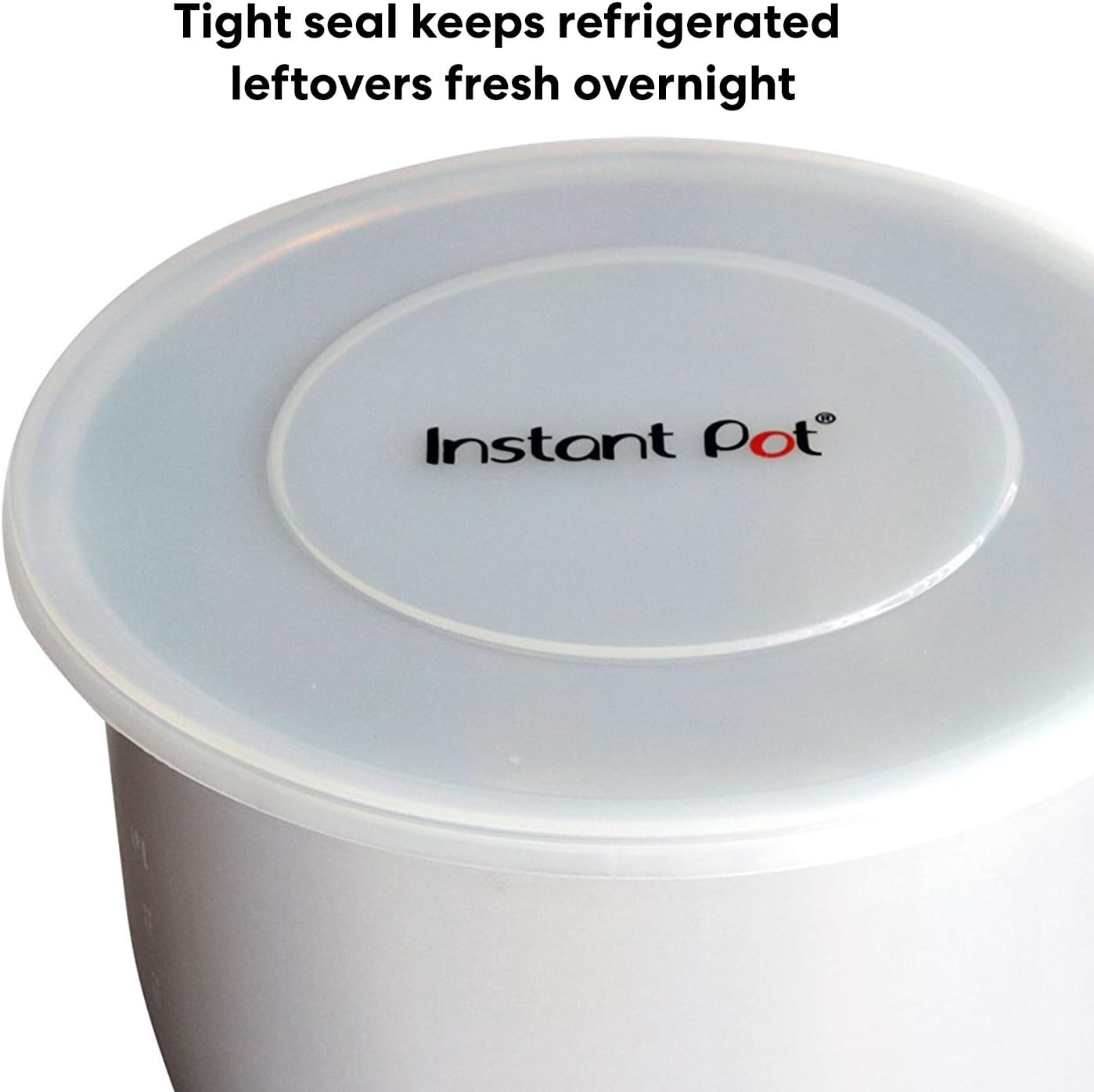 Instant Pot Ceramic Inner Cooking Pot 8-Qt and Instant Pot Silicone Lid, 10.23-In, 8-Qt Pot Lid - Image 7