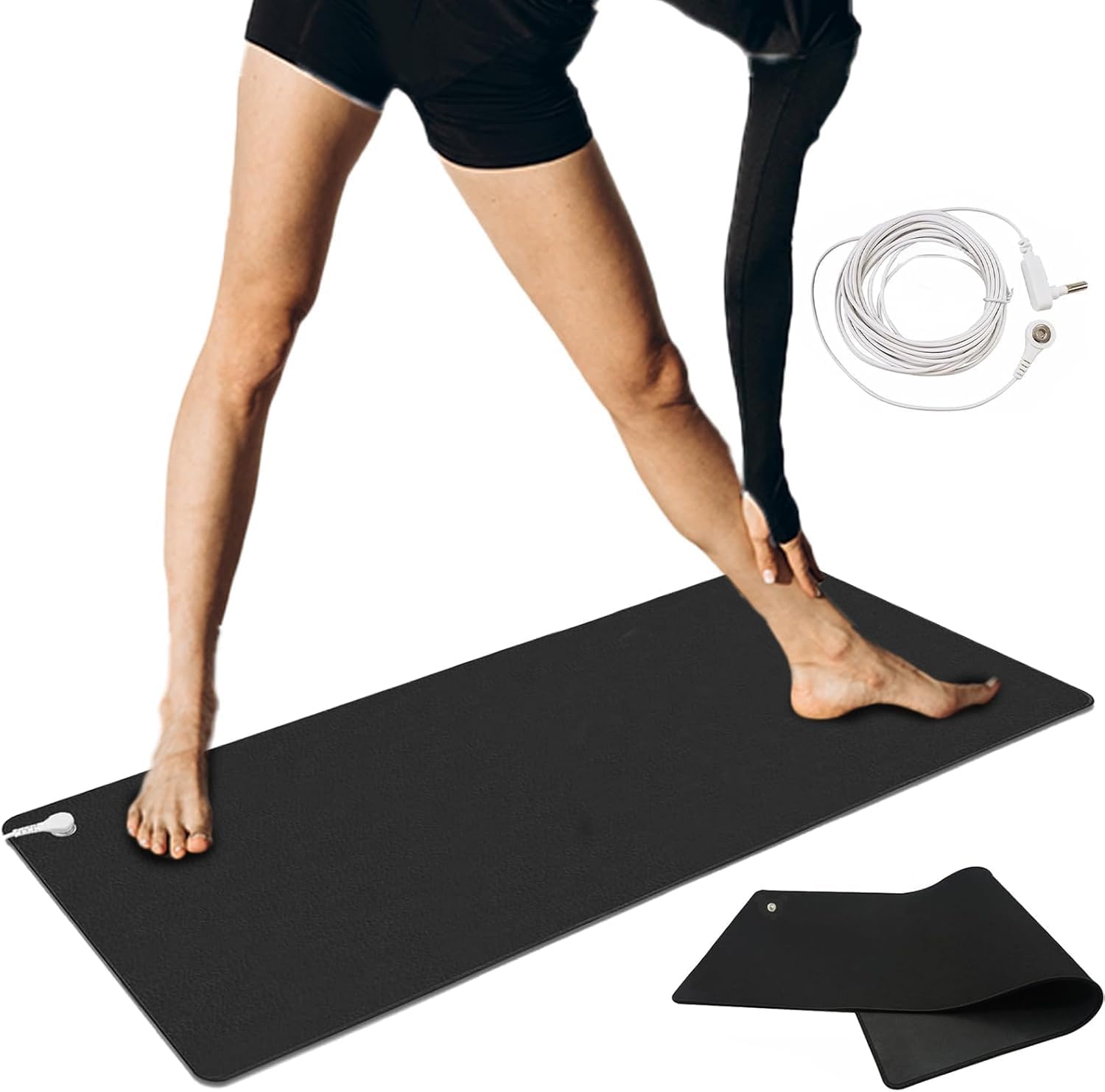 39.37 * 11.81 inches Grounding Pad for Feet Body Full, Grounding Mat for Bed Body Full, Earthing Mats Set with CordX - Image 2