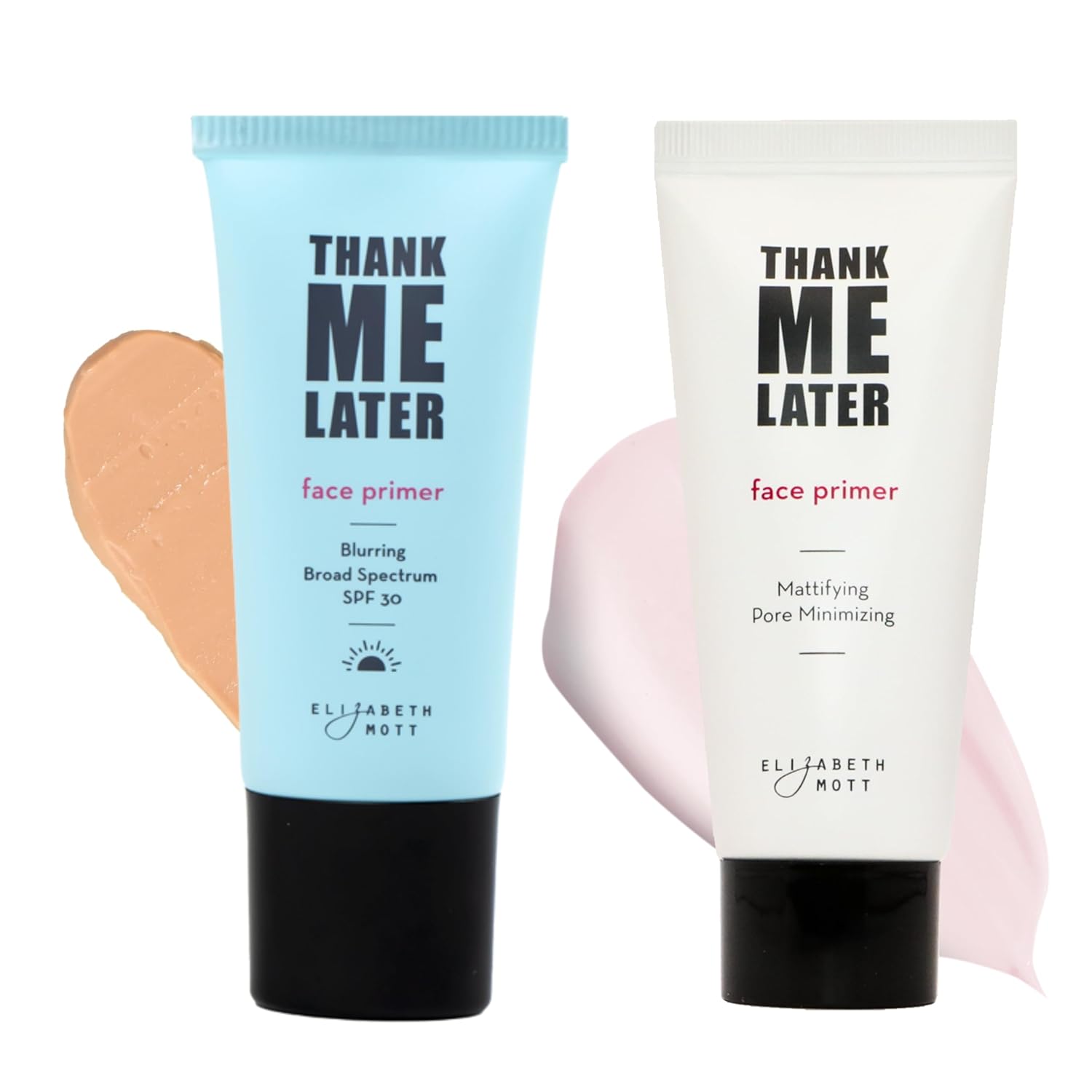 Elizabeth Mott | Thank Me Later Mattifying Face Primer and Blurring Face Primer with SPF30 Set | Cruelty-Free and Paraben-Free - Image 2