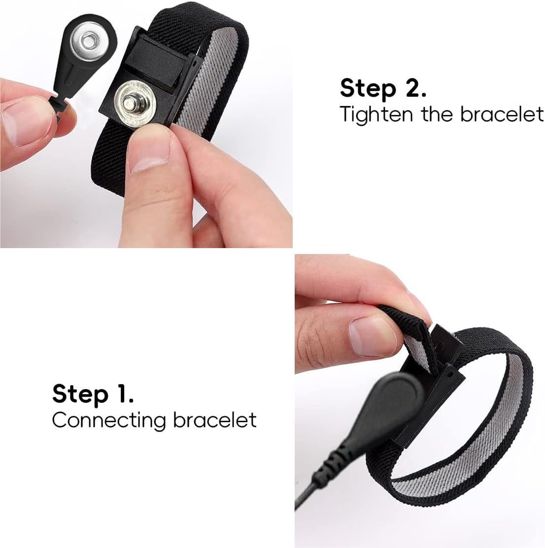 10 x 26.7 Grounding Mat Kit with 15ft Grounding Cord and Grounding Wrist Strap,Indoor Grounding at Home, Office, Work. - Image 4