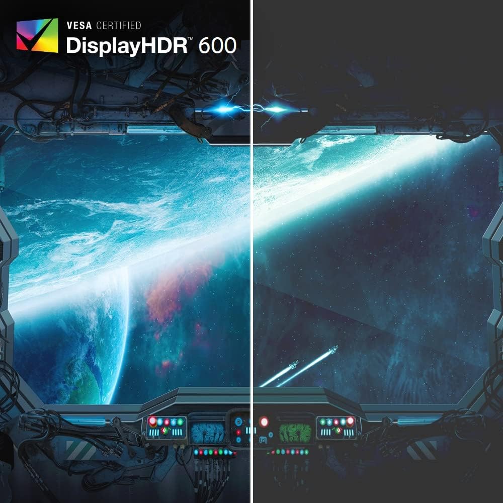 Acer Nitro XV272U KFbmiipruzx 27" WQHD 2560 x 1440 Gaming Monitor | AMD FreeSync Premium | Agile-Splendor IPS 600 | 300Hz Refresh Rate | Up to 0.5ms | USB 3.1 Type-C, Display Port & 2 x HDMI 2.1 - Image 6