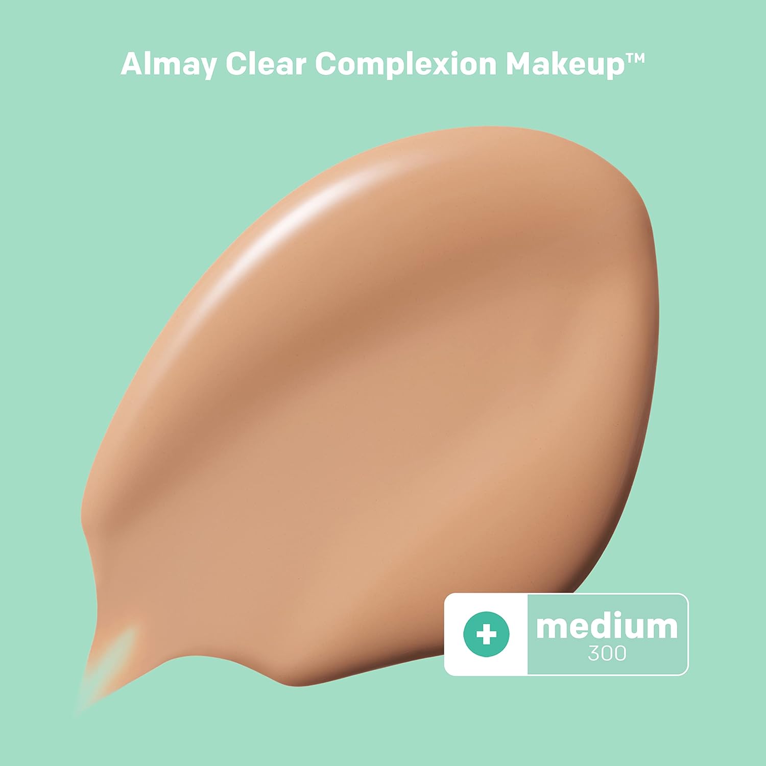 Almay Clear Complexion Acne & Blemish Spot Treatment Concealer Makeup with Salicylic Acid- Lightweight, Full Coverage, Hypoallergenic, Fragrance-Free, for Sensitive Skin, 300 Medium, 0.3 fl oz. - Image 3
