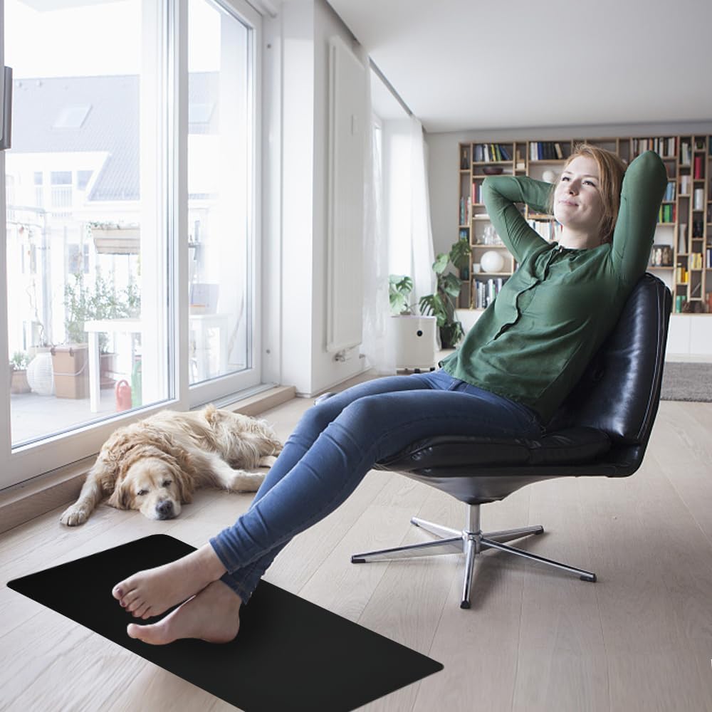 11.8"x27.6" Grounding Mat for feet, Ground to Earth Technology, Grounding Pad for Sleep Improvement & Pain Relief, Earth Connection - Image 4