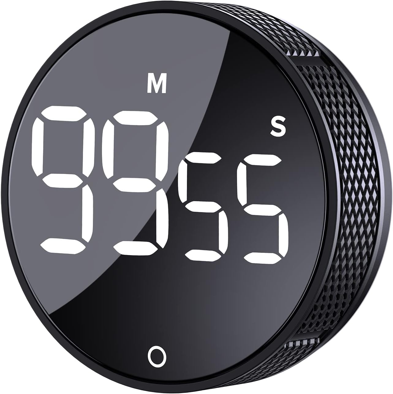 AVINIA Digital Kitchen Timers, Visual timers Large LED Display Magnetic Countdown Countup Timer for Classroom Cooking Fitness Baking Studying Teaching, Easy for Kids and Seniors Black - Image 2