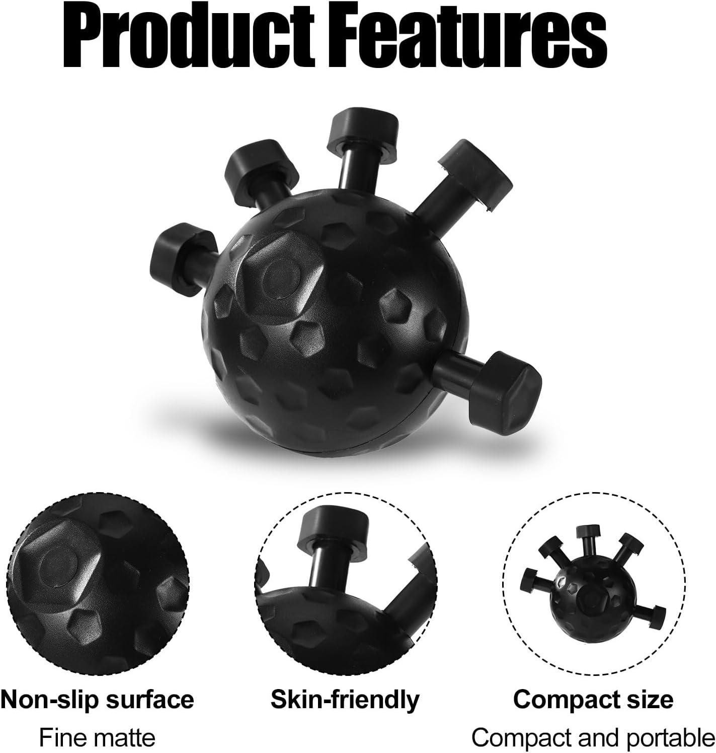 Finger Grip Strengthener, Silicone Ball Grip Strength Trainer Finger Exerciser Gripper Forearm Hand Strengthener for Musicians Rock Climbers Fitness Enthusiasts - Image 5