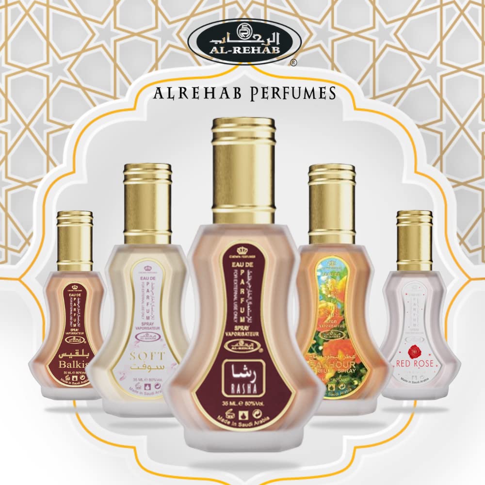 Al Rehab Perfumes Rasha Eau de Parfum Spray for Women, 1.18 Ounce - Image 4