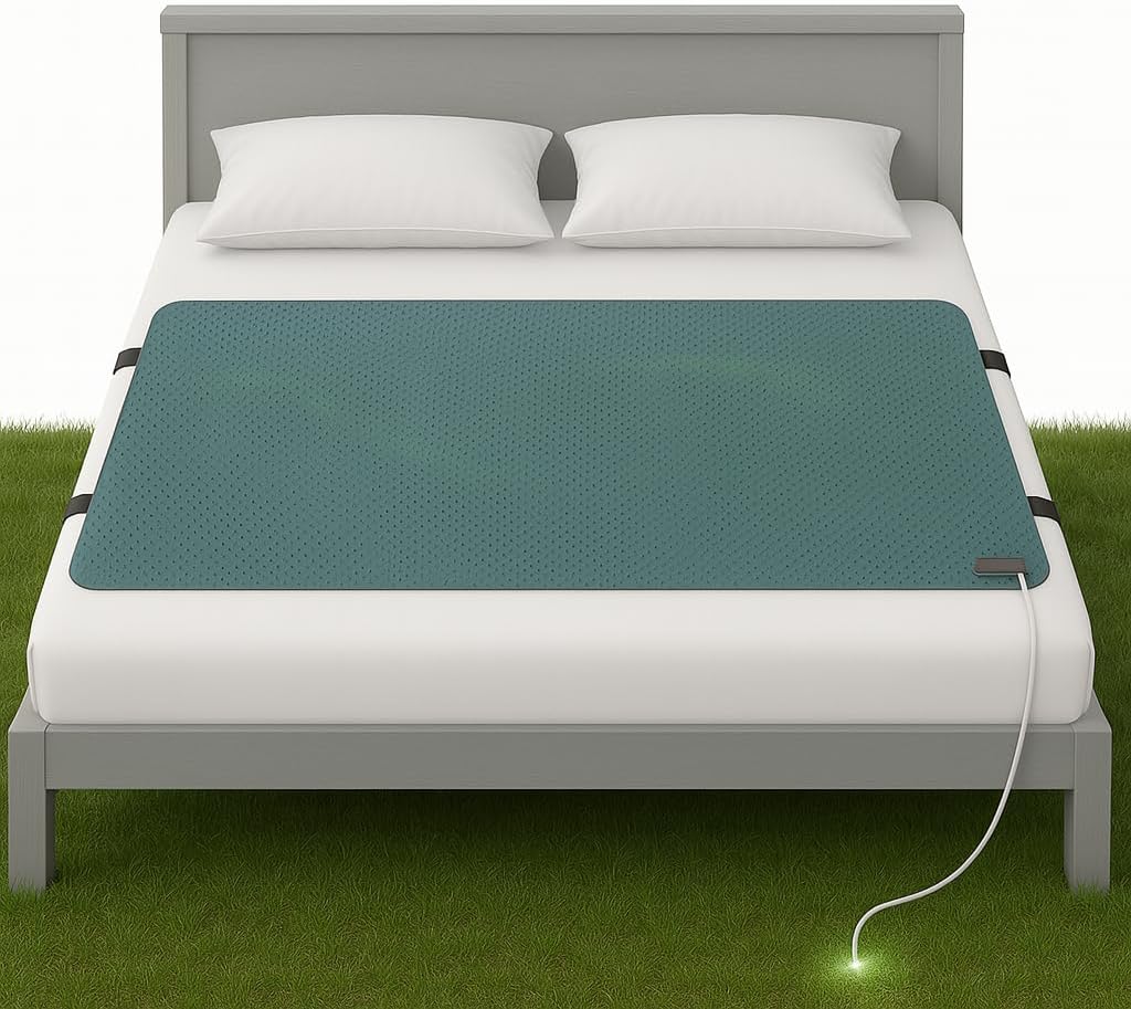 GAYA Grounding Mat for Bed Queen, King, Full Size, for Sleeping Improvement, Muscle Relaxation, Earthing Pad for Feet, Mats for Desk, Earth, Pads for Bedding, Wellness Gift - Image 2