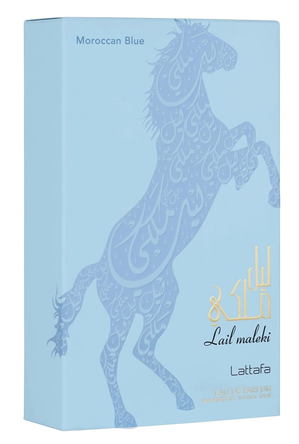 Lattafa Lail Maleki Moroccan Blue – Spicy, Citrusy, Woody, Oud – Eau de Parfum Spray Long-Lasting Fragrance for Unisex, 3.4 Ounce / 100 ml - Image 4