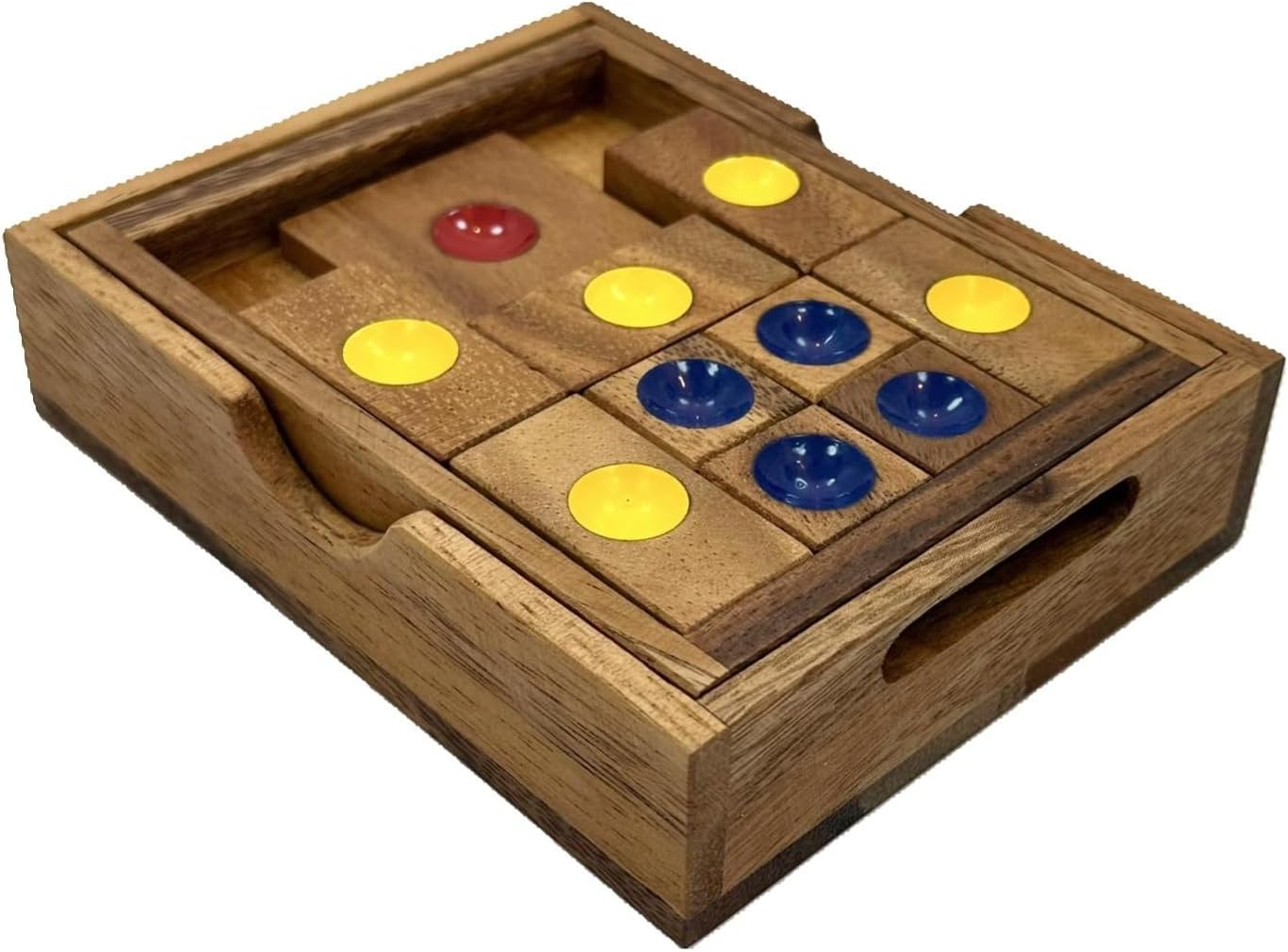 Towards Freedom Wooden IQ Sliding Block Klotski Brain Teaser Puzzle - Travel Game Gift - Image 10