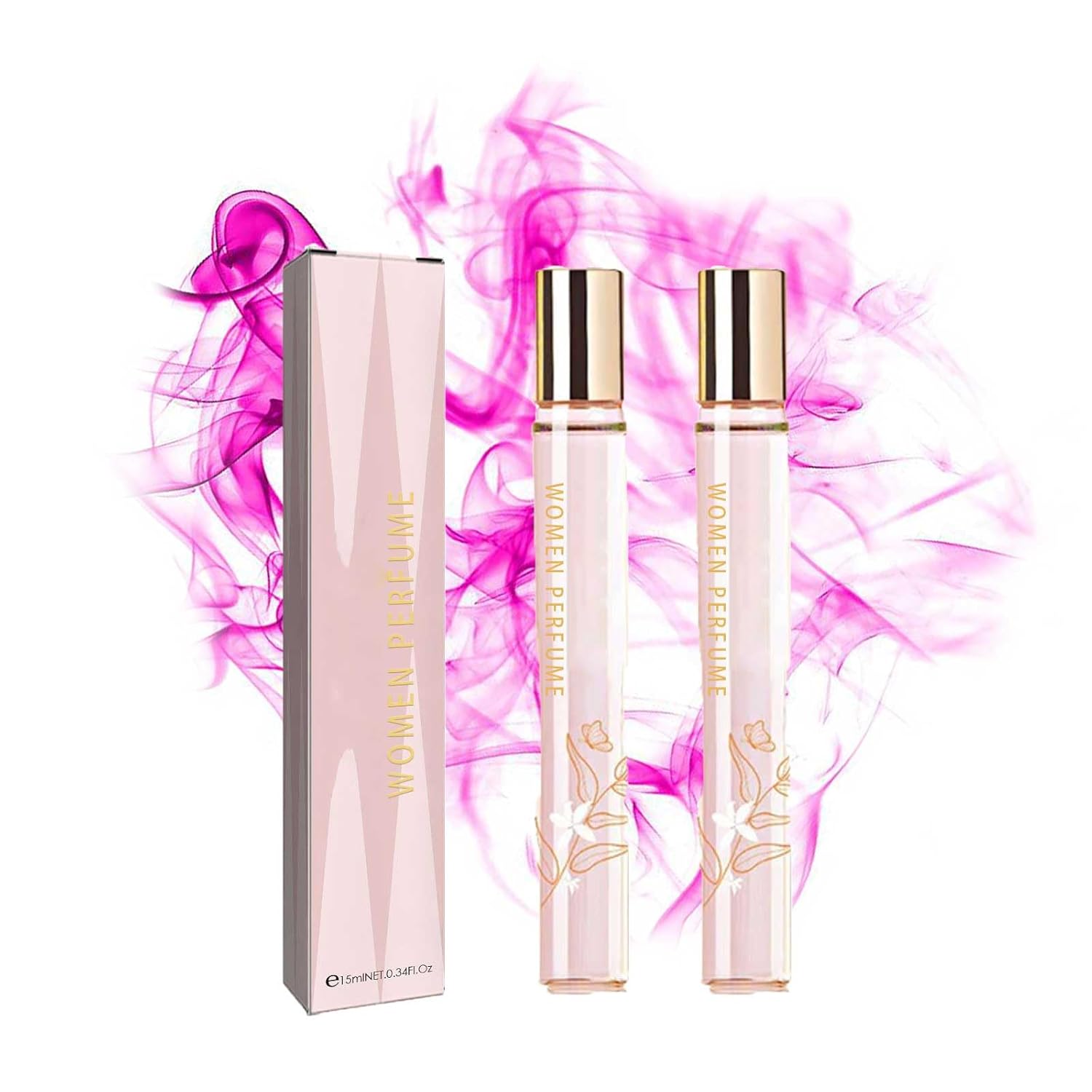 Pheromones Perfume Natural Attraction 15ml,Pheromone Perfume For Women,Long Lasting Roll-On Perfumes for Women (2PCS) - Image 2