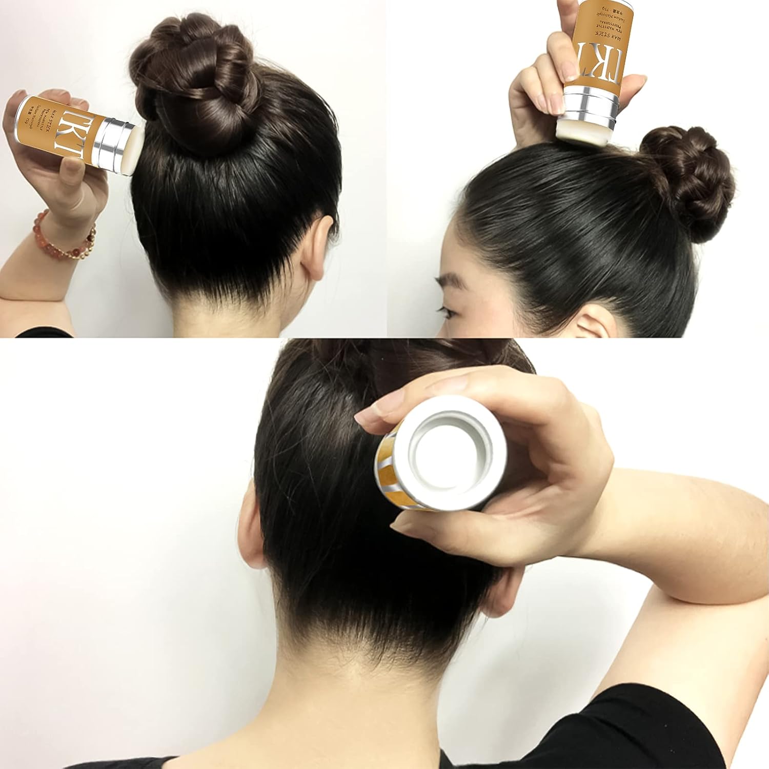VOLLUCK Hair Wax Stick for Wigs + 4 PCS Edge Brushes Hair Styling Comb Set, Edge Control Slick Stick Hair Pomade 2.7Oz Stick Non-greasy Styling Wax, Long Lasting, Strong Hold Temporary Hair Product - Image 7