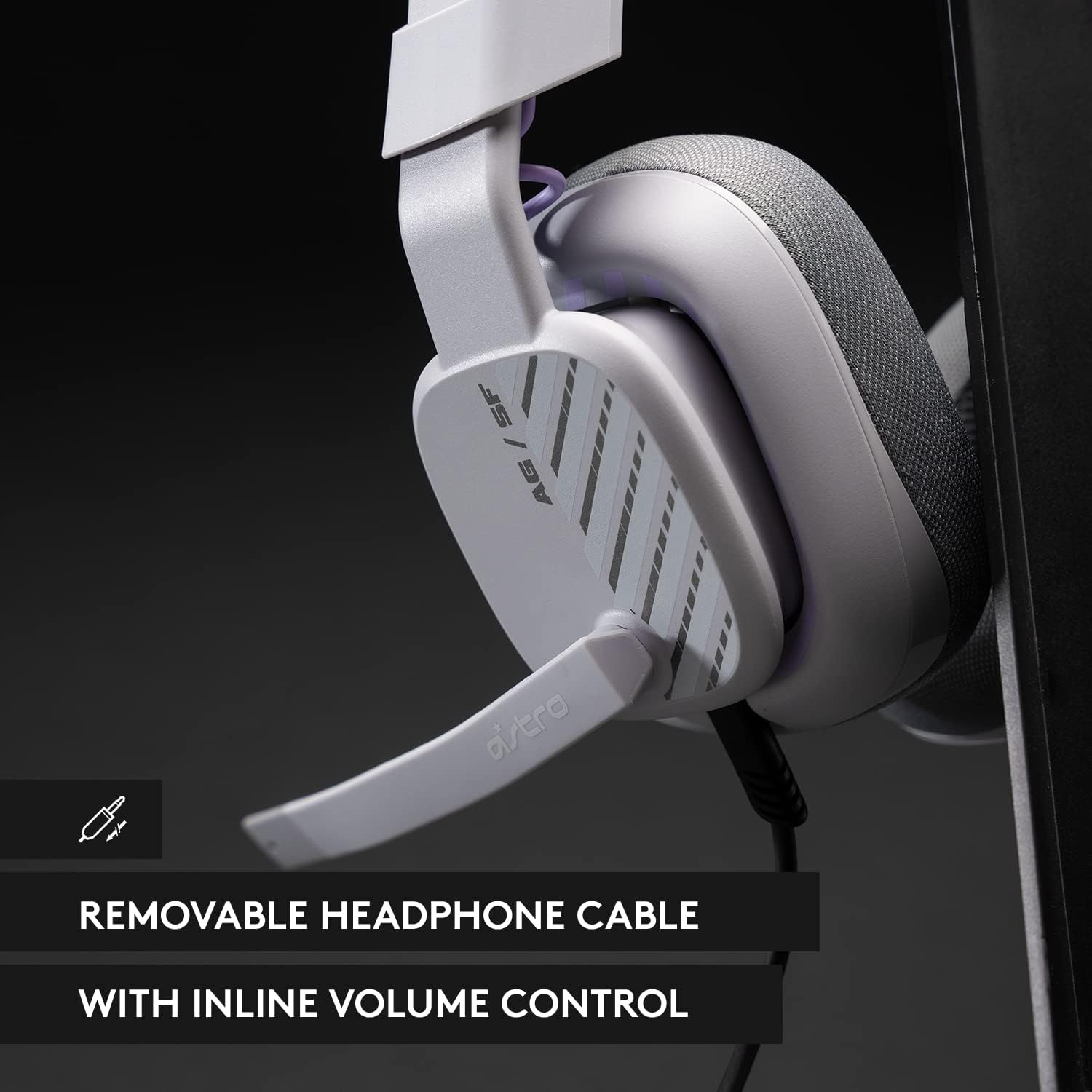 Logitech G Astro A10 Gen 2 Cross-Platform Wired Gaming Headset for PlayStation 5/4, Xbox S|X, Nintendo Switch, PC: 3.5mm Headphone Jack, 32mm Drivers, Flip-to-Mute Mic, Over-Ear - Grey - Image 6