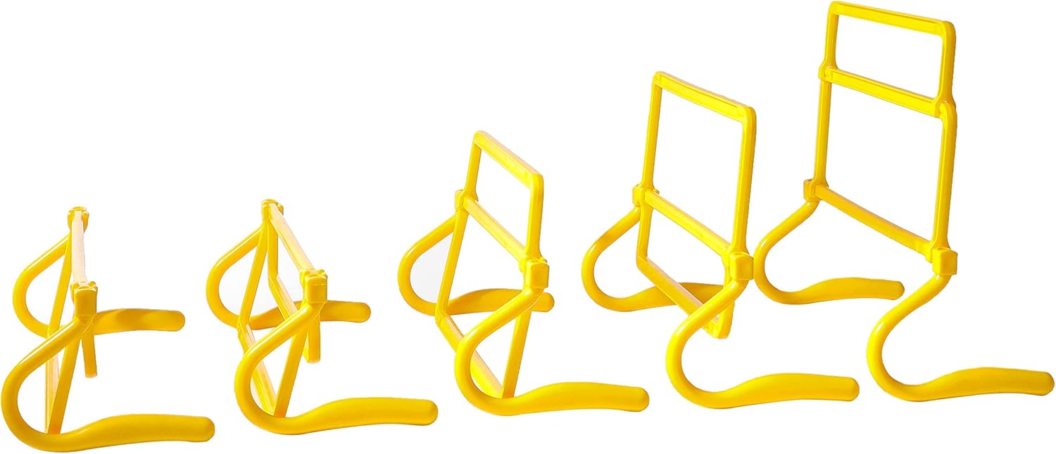 Set of 5 Adjustable Speed Training Hurdles by Trademark Innovations - Image 2