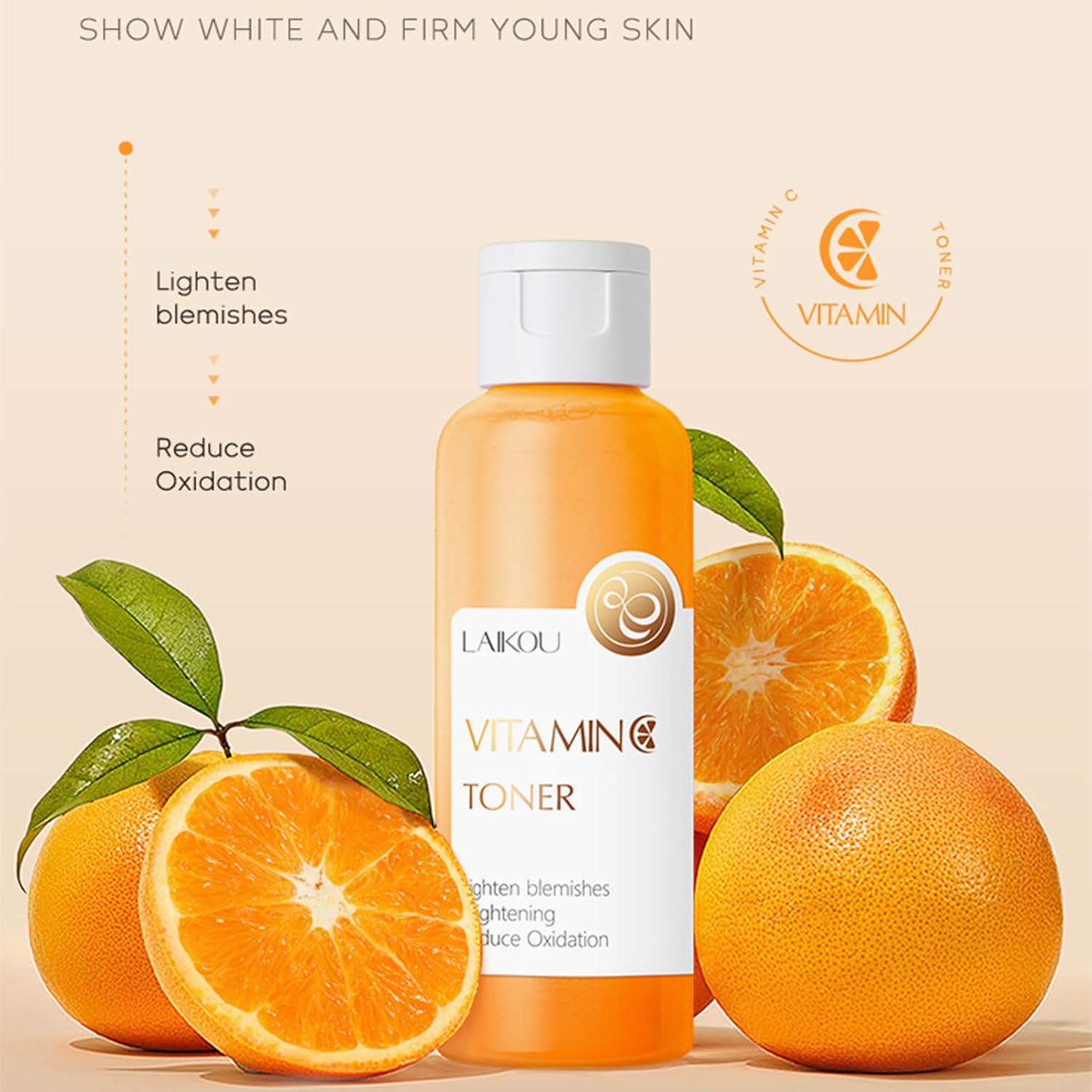 Vitamin C Skincare Set For Teen Girls Skin Care Set With Vitamin C Serum,Toner,Cleanser,Eye Cream,Face Cream,Sunscreen, Travel Skincare Set For Girls, Birthday Gifts for Womens - Image 4