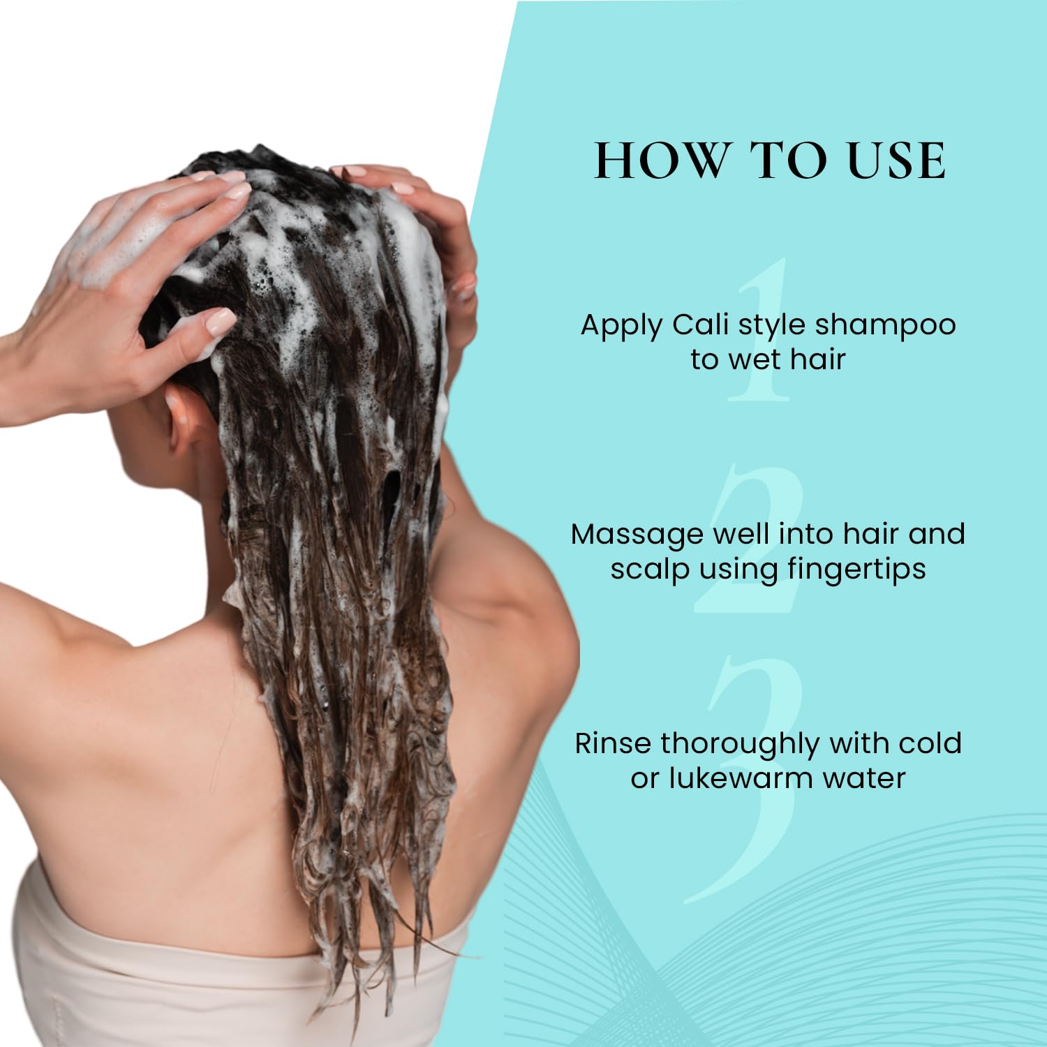 Cali Style Ritual Care Vegan Shampoo | 5-in-1 Benefits - Nourishing, Moisturizing, Hydrating, Cleansing, and Volumizing | With Green Tea, Argan Oil & Keratin | Sulfate & Paraben-Free (16.9 Fl. Oz) - Image 6