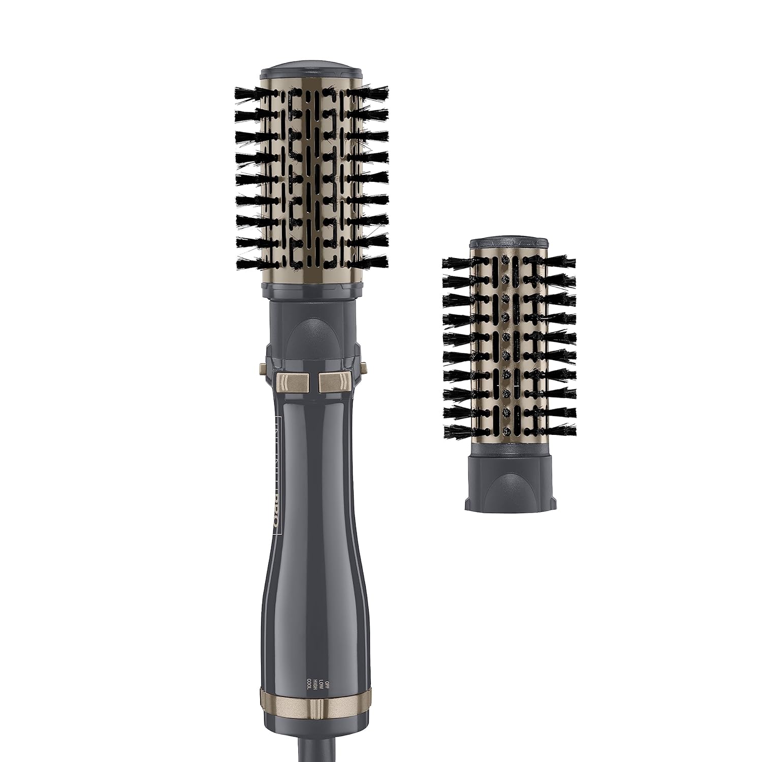 INFINITIPRO BY CONAIR Hot Air Styling Brush Set with 2-Inch and 1.5-Inch Bristles - Image 2