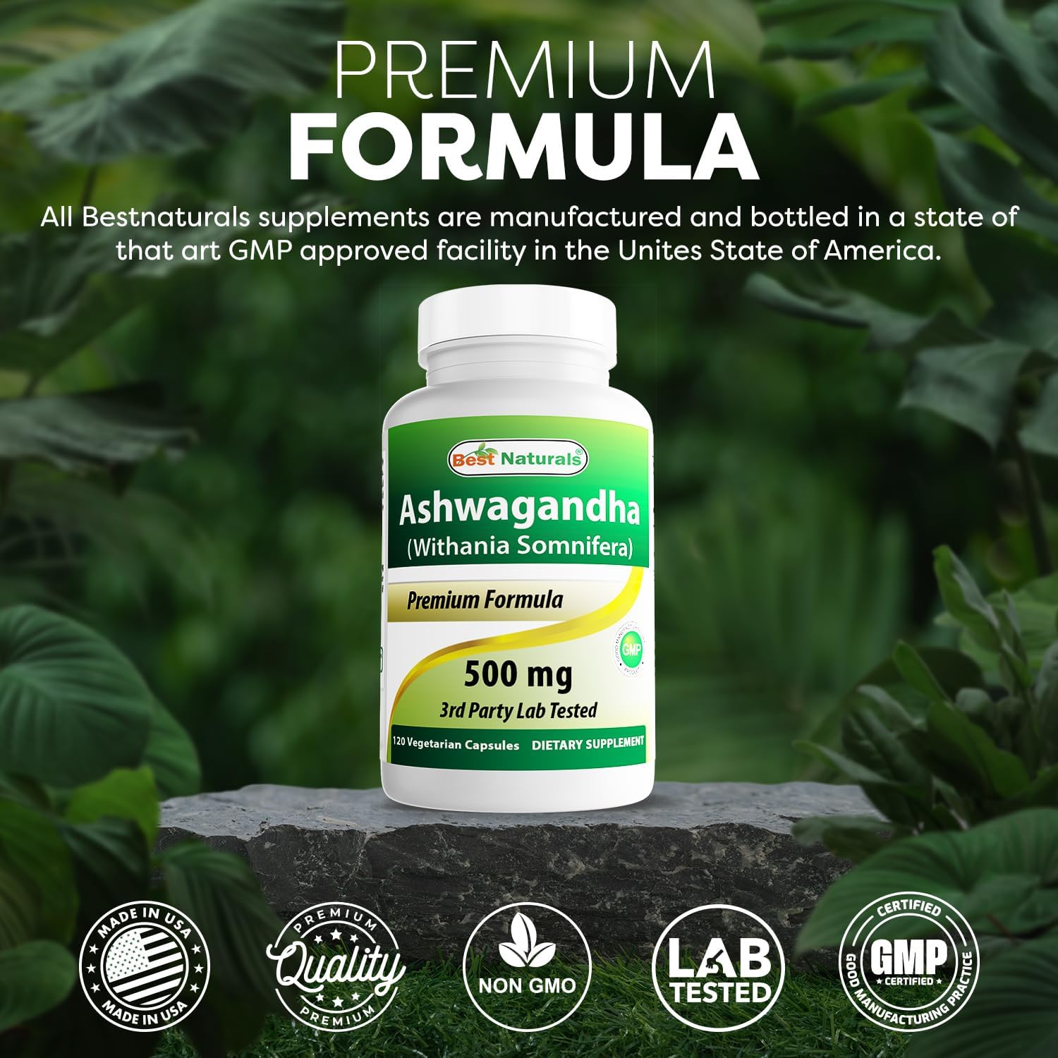 Best Naturals Ashwagandha Extract 500 Mg 120 Capsules (Pack of 2) - Image 6
