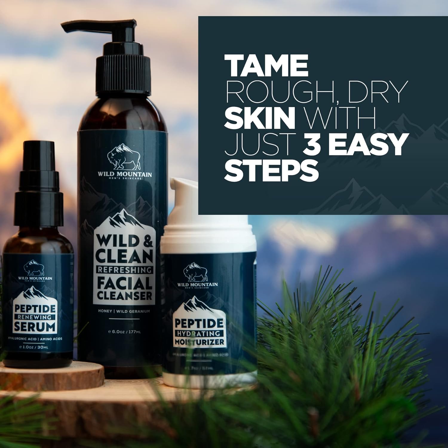 Mens Facial Care Kit - Mens Skin Care Kit - Face Care for Men - Men’s Skincare Set - Face Skin Care for Men - Mens Face Care Kit - Facial Kit for Men - Serum, Cleanser & Moisturizer Set - Image 5