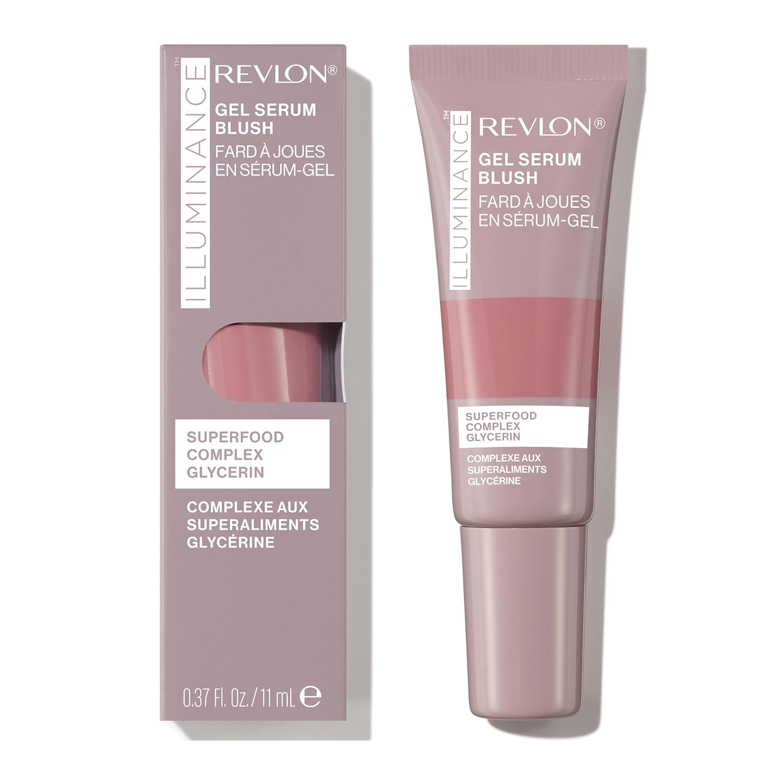 Revlon Illuminance Gel Serum Blush, Visibly Plump Cheeks, Dewy Finish and Hydrates All Day, 110 Enchanting Mauve, 0.37 fl oz. - Image 2