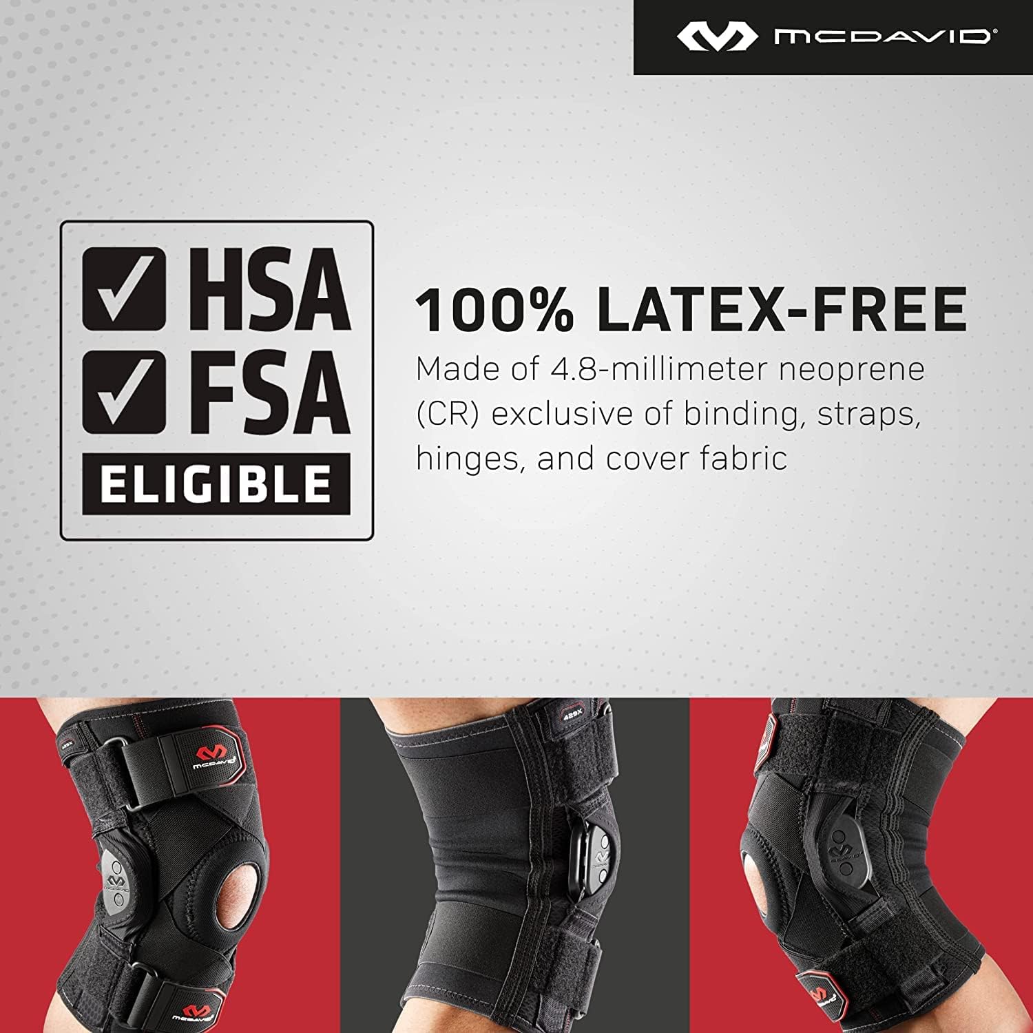 McDavid Hinged Knee Brace for Men and Women, Knee Brace with Side Stabilizers, Knee Compression Sleeves and Stability Straps for ACL, LCL, Arthritis, Tendonitis, MCL, Patella, Left and Right - Image 8