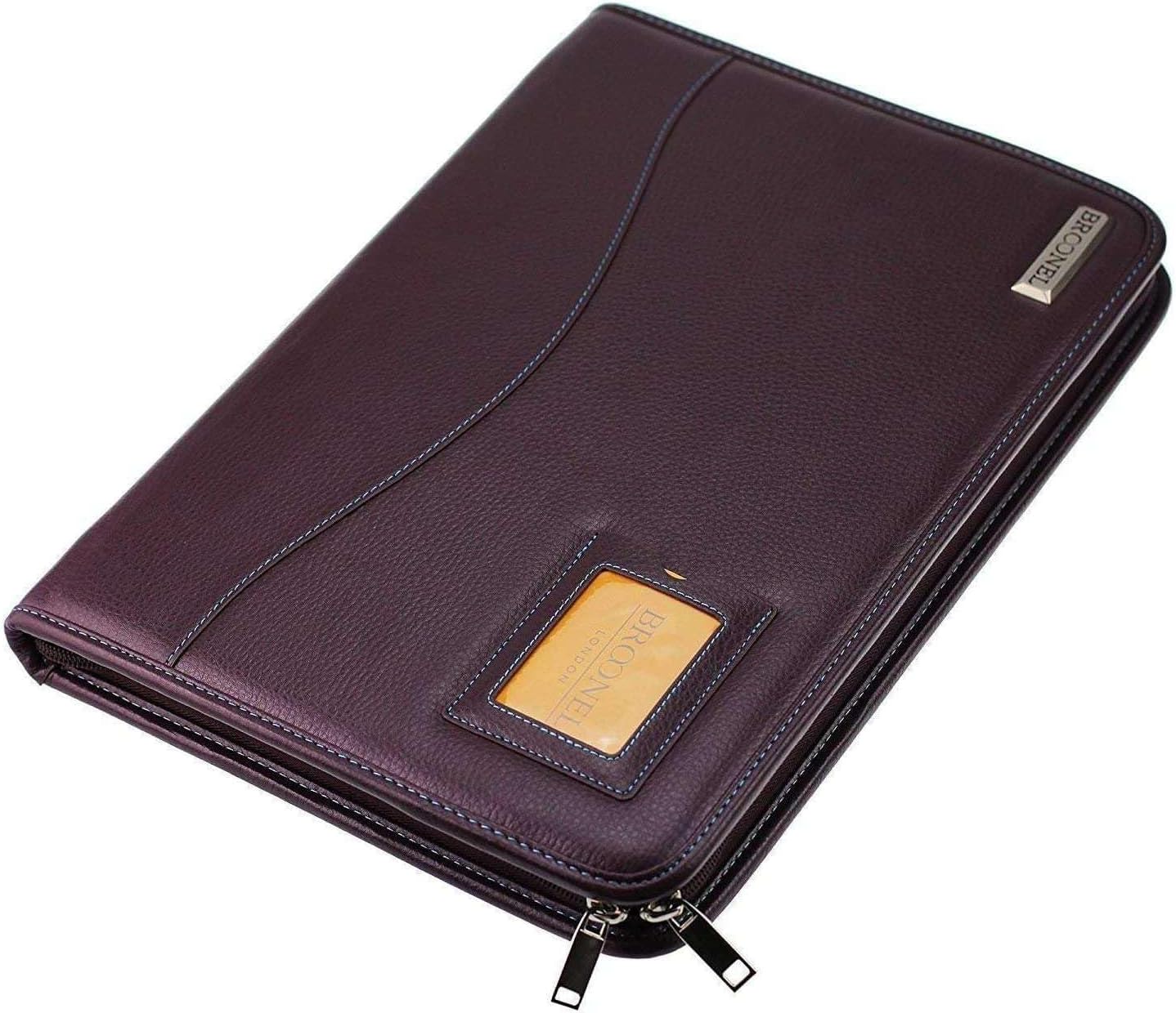 Contour Series - Purple Heavy Duty Leather Protective Case - Compatible with Jumper EZbook A5 14 inch FHD Ultra-Thin Laptop - Image 5